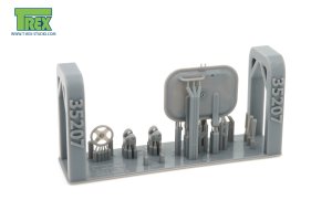 画像4: T-Rex Studio[TR35207]1/35 WWII ドイツ キングタイガー重戦車ポルシェ砲塔型用 装填手ハッチ (4)