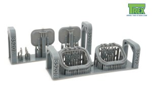 画像4: T-Rex Studio[TR35208]1/35 WWII ドイツ タイガーI重戦車初期型用 装填手ハッチ 鋳造/溶接タイプ2in1(2個入) (4)