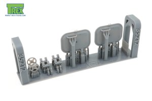 画像4: T-Rex Studio[TR35212]1/35 WWII ドイツ タイガーI重戦車後期型用 装填手ハッチ 2ピースタイプ(2個入) (4)