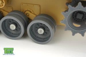 画像4: T-Rex Studio[TR35214-1]1/35 現用 アメリカ M1A1/A2エイブラムス主力戦車 走行装置セットA 2015年以前/旧型起動輪付(タミヤ用) (4)