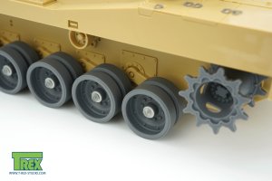 画像4: T-Rex Studio[TR35214-3]1/35 現用 アメリカ M1A1/A2エイブラムス主力戦車 走行装置セットC 2015年以降/脱落防止型起動輪付(タミヤ用) (4)