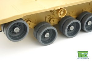 画像5: T-Rex Studio[TR35214-3]1/35 現用 アメリカ M1A1/A2エイブラムス主力戦車 走行装置セットC 2015年以降/脱落防止型起動輪付(タミヤ用) (5)