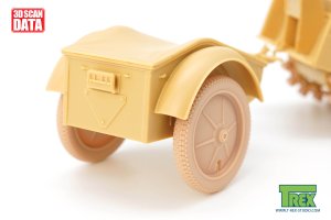 画像4: T-Rex Studio[TR85059]1/35 WWII ドイツケッテンクラート用履帯 起動輪/タイヤType1付(タミヤ用) (4)