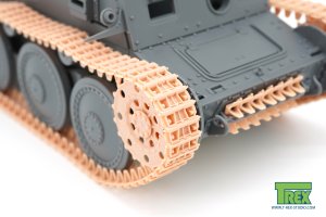 画像2: T-Rex Studio[TR85077-1]1/35 WWII ドイツ 38(t)軽戦車用 後期型履帯 起動輪/誘導輪Type1付(タミヤ用) (2)