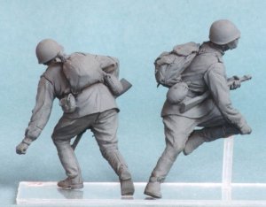 画像3: TANK[T-35012]1/35 WWII露 自動車化歩兵 #4(夏)1943-45(2体) (3)