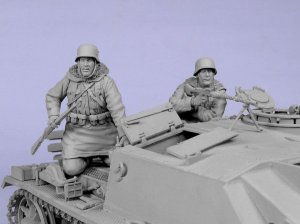 画像2: TANK[T-35025]1/35 WWII独 SS装甲擲弾兵 ハリコフ(冬)1943(2体) (2)