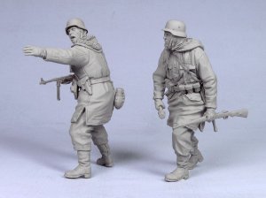 画像4: TANK[T-35034]1/35 WWII独 SS歩兵 #4 ハリコフ(冬)1943(2体) (4)