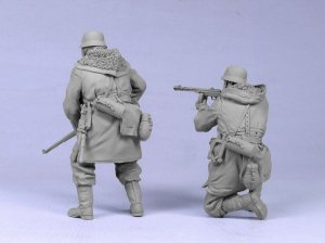 画像4: TANK[T-35035]1/35 WWII独 SS歩兵 #5 ハリコフ(冬)1943(2体) (4)