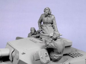 画像3: TANK[T-35085]1/35 WWII独 戦車兵#2 (冬)1941-43 (3体) (3)