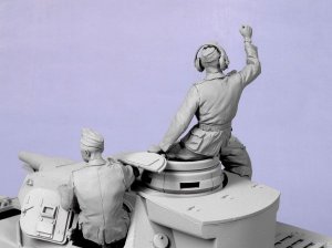画像6: TANK[T-35088]1/35 WWII独 戦車兵 アフリカ軍団 #2 1941 (3体) (6)
