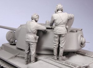 画像3: TANK[T-35094]1/35 WWII露 Z.コロバノフ中尉とクルー KV-1 (夏-秋)1941-42 (3体) (3)