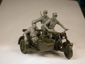 画像5: TANK[T-35131]1/35 WWII独 モーターバイク兵 I  アフリカ軍団 (5)
