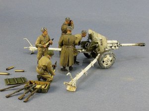 画像2: TANK[T-35134]1/35 WWII露 砲兵(冬)1941-43(2体) (2)
