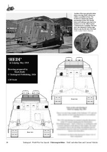 画像2: Tankograd[TG-WWI 1016]第一次世界大戦スペシャル 戦後の暴徒鎮圧戦車「ヘディ」と希少車両【999部限定出版】 (2)
