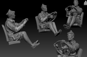 画像2: サンダーモデル[TB35305]1/35 英・フォードF-30トラック・長距離砂漠挺身隊（LRDG)+フィギア2体（スペシャルエディション) (2)