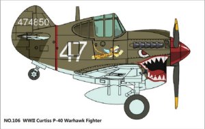 画像2: タイガーモデル[TM-106]キュート WWII米 ウォーホーク (2)