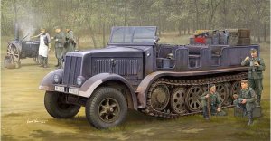画像1: トランペッター[TR09538]1/35 ドイツ軍 Sd.kfz.8/DB9 12ｔ重砲兵ハーフトラック (1)