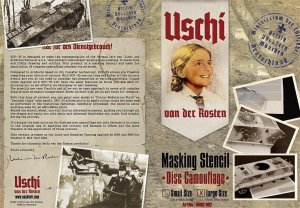 画像5: ウッシ[USC2004]1/48ディスク迷彩用マスキングシート（ドイツブドウ状） (5)