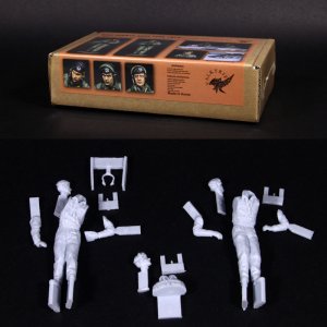 画像3: Valkyrie Miniature[VM35006]1/35 現用 西ドイツ陸軍戦車兵セット 1970-80年代(2体+バスト1体入) (3)