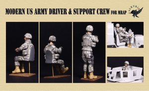 画像2: Valkyrie Miniature[VM35007]1/35 現用 アメリカ MRAP耐地雷装甲機動車操縦手/乗員セット(3体入) (2)
