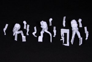 画像3: Valkyrie Miniature[VM35009]1/35 現用 武装トラックに乗る中東民兵セット(3体入) (3)