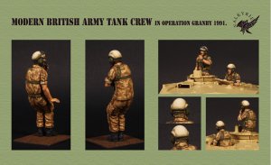 画像2: Valkyrie Miniature[VM35020]1/35 現用 イギリス陸軍戦車兵セット 1991年湾岸戦争グランビー作戦時(2体入) (2)