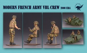 画像2: Valkyrie Miniature[VM35022]1/35 現用 フランス陸軍 VBL装甲車乗員セット 2000年代(3体入) (2)
