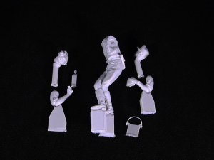 画像2: Valkyrie Miniature[VW35011]1/35 WWII ドイツ・アフリカ軍団戦車兵1 食事する兵士 (2)