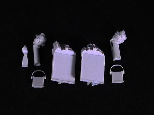 画像2: Valkyrie Miniature[VW35013]1/35 WWII ドイツ・アフリカ軍団戦車兵バストセット(バスト2体入) (2)