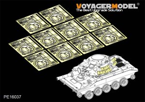 画像1: VoyagerModel [PE16037]1/16 現用 米 アメリカ陸軍 M551シェリダン空挺戦車転輪ディテール&弾薬箱セット(タミヤ56043用) (1)