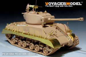 画像3: VoyagerModel [PE351005]1/35 WWII 米 アメリカ陸軍M4A3E8中戦車 HVSS フェンダー/トラックカバーセット(RFM5028用) (3)