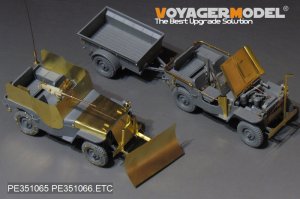 画像6: VoyagerModel [PE351066]1/35 WWII 米陸軍ウィリスMBジープ/装甲型アップグレードセット(タコム2131用) (6)