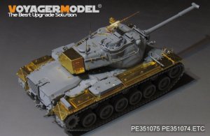 画像4: VoyagerModel [PE351075]1/35 現用 米陸軍M47E/M中戦車フェンダーセット(タコム 2072) (4)