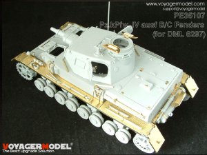 画像2: VoyagerModel [PE35107]WWII独 IV号戦車B/C型 エッチングセット(DML6297用) (2)