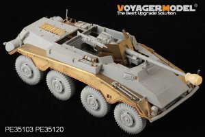 画像3: VoyagerModel [PE35119]WWII独 Sd.Kfz.234系列 フェンダー/雑具箱セット(前期型)(DML用) (3)