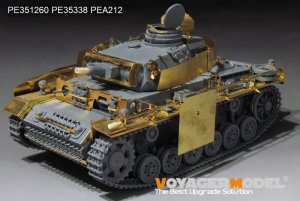 画像3: VoyagerModel[PE351260]1/35 WWII ドイツ III号戦車N型後期型 ベーシックアップグレードセット2.0(ドラゴン6474/6606用) (3)