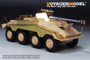 画像3: VoyagerModel [PE351302]1/35 WWII ドイツ Sd.Kfz.234系列 フェンダー/雑具箱セット(後期型)(ライフィールドモデル用) (3)