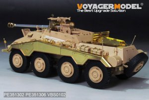 画像2: VoyagerModel [PE351302]1/35 WWII ドイツ Sd.Kfz.234系列 フェンダー/雑具箱セット(後期型)(ライフィールドモデル用) (2)