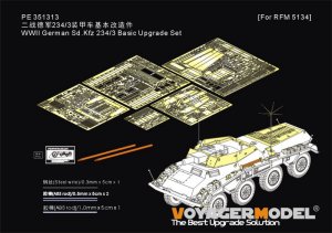 画像1: VoyagerModel [PE351313]1/35 WWII ドイツ Sd.Kfz.234/3シュツンメル ベーシックアップグレードセット(ライフィールドモデル5134用) (1)