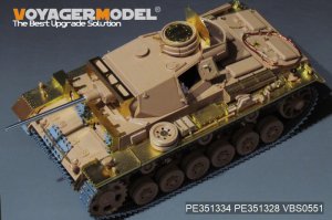 画像2: VoyagerModel [PE351334]1/35 WWII ドイツ III号戦車L型 ベーシックアップグレードセット2.0(タミヤ35215用) (2)