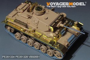 画像3: VoyagerModel [PE351334]1/35 WWII ドイツ III号戦車L型 ベーシックアップグレードセット2.0(タミヤ35215用) (3)