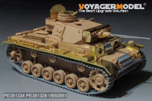 画像16: VoyagerModel [PE351334]1/35 WWII ドイツ III号戦車L型 ベーシックアップグレードセット2.0(タミヤ35215用) (16)