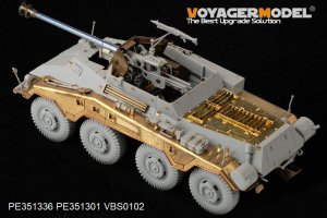画像3: VoyagerModel [PE351336]1/35 WWII ドイツ Sd.Kfz.234/4パックワーゲン 基本アップグレードセット2.0(ドラゴン6221/6772/6836用) (3)