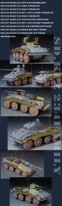 画像12: VoyagerModel[PE351359A]1/35 WWII ドイツ Sd.Kfz.234/1 8輪重装甲車後期型 アップグレードセット(ドラゴン6298/6879用) (12)