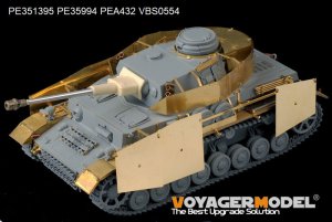 画像2: VoyagerModel[PE351395A]1/35 WWII ドイツ IV号戦車G型 アップグレードセット シュルツェン付(ドラゴン6894/9020用) (2)