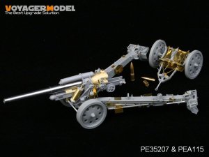 画像2: VoyagerModel [PE35207]WWII独 sFH-18 15cm榴弾砲 エッチングセット(DML6392用) (2)