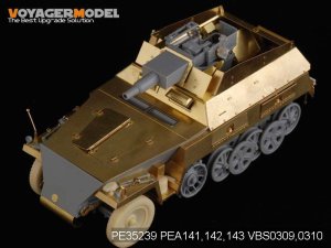 画像2: VoyagerModel [PE35239]WWII独 Sd.Kfz.250/8 7.5cm半装軌自走砲「シュツンメル」 エッチングセット(DML6425用) (2)