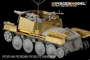 画像3: VoyagerModel [PE35269]1/35WWII独 38(t)偵察戦車 短砲身7.5cm砲搭載型 エッチングセット(DML6310用) (3)