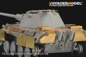 画像2: VoyagerModel [PE35288]WWII独 パンターF型 エッチングセット(DML6403用) (2)