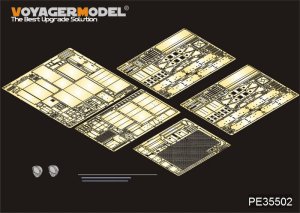 画像1: VoyagerModel [PE35502]現用米 M1070トラック トレーラー部分 エッチング基本セット(ホビーボス85502用) (1)